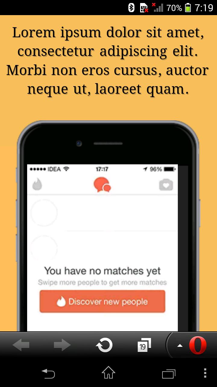 mobile app wordpress theme responsive test screenshot