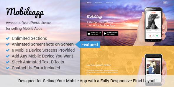 Mobile app theme featured image