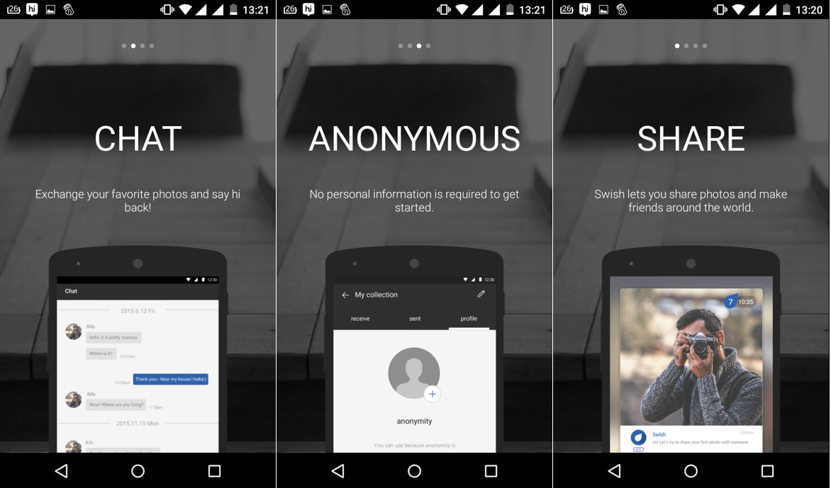 swsh photo sharing app