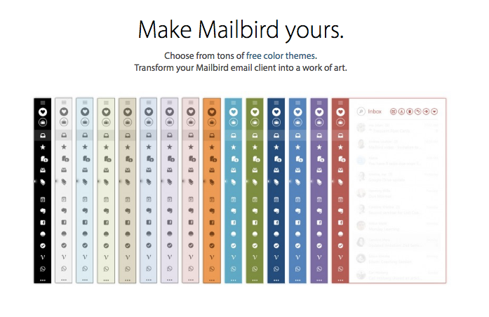 mailbird 2.5.42 change my avatar