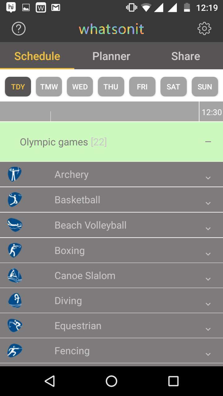 olympics game