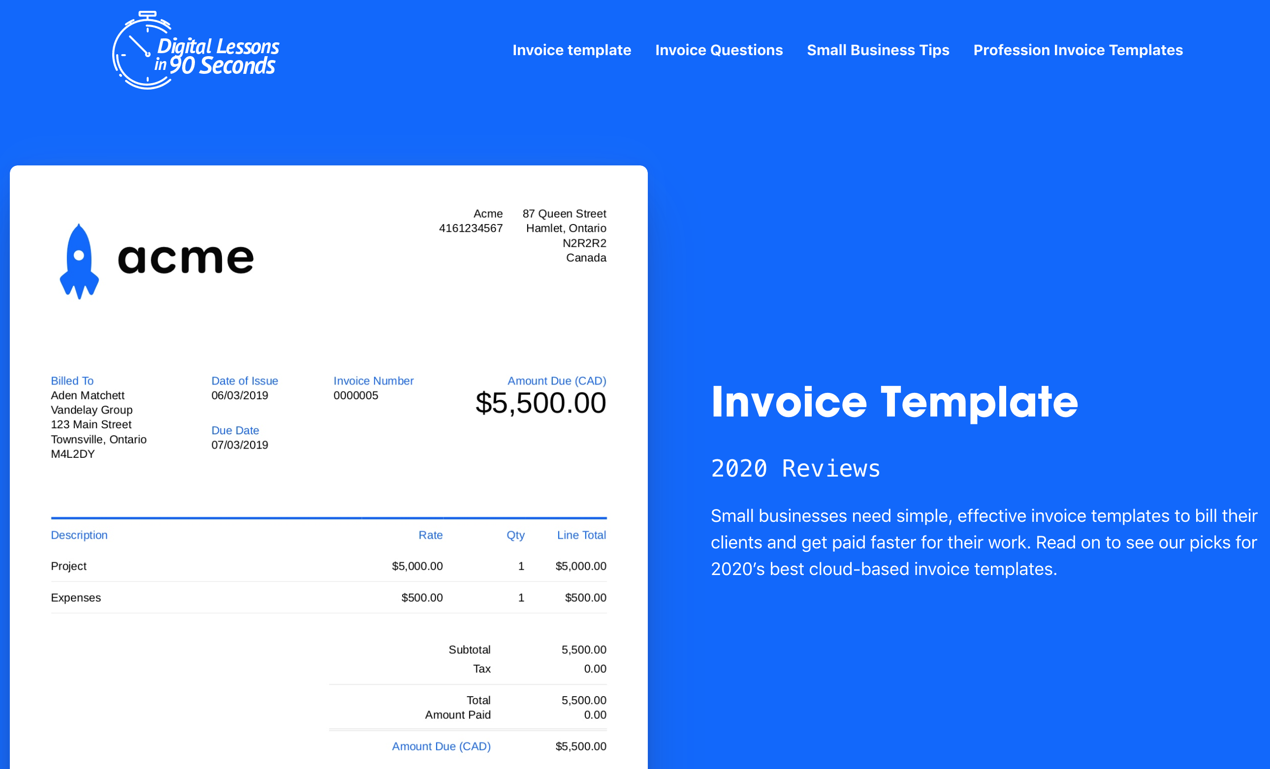 invoice