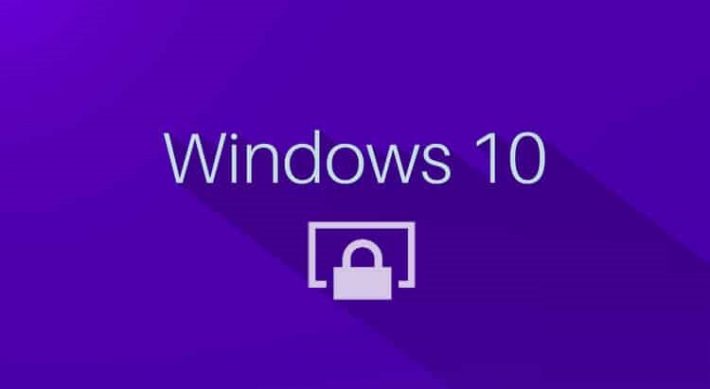 windows 10 lock