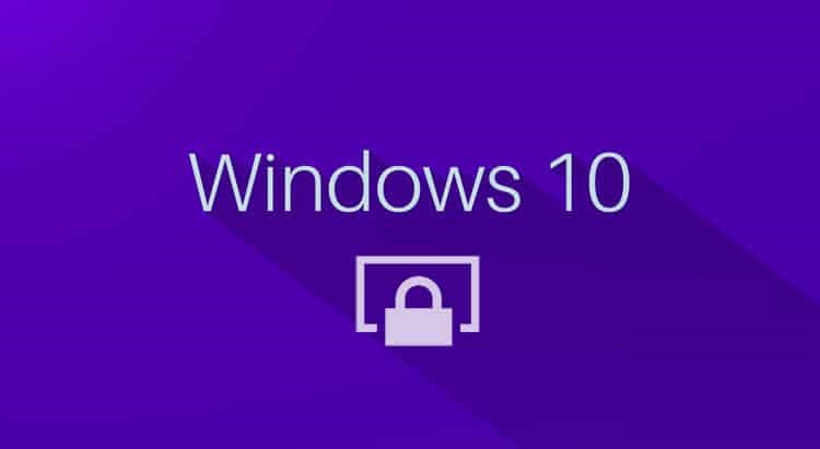 windows 10 lock