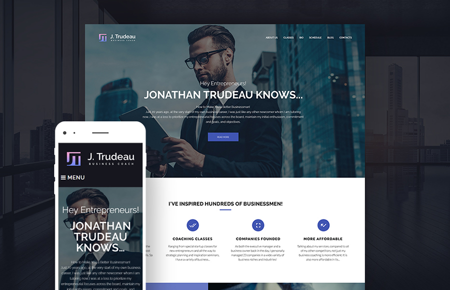 Business Courses WP Theme 