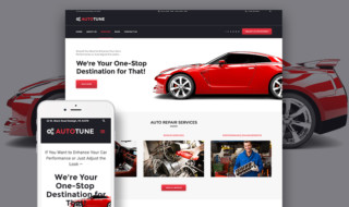 Car Tuning WordPress Template