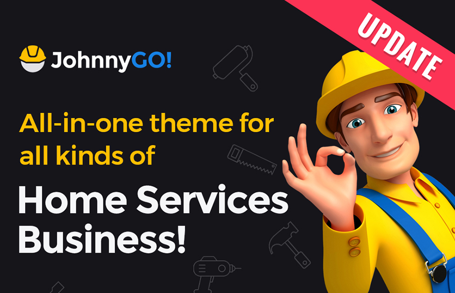 JohnnyGo - Multipurpose Home Services WordPress theme Handyman 