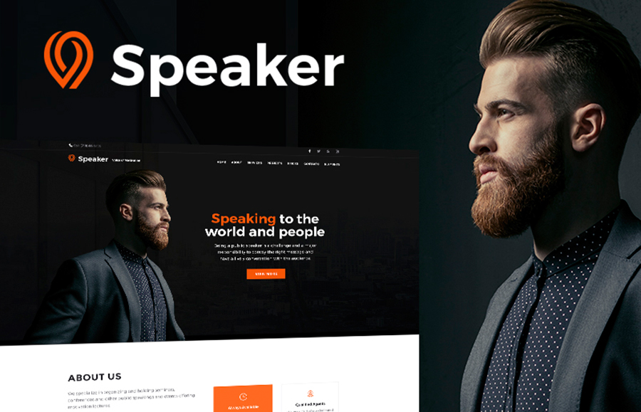 Speaker - Life Coach WordPress Theme