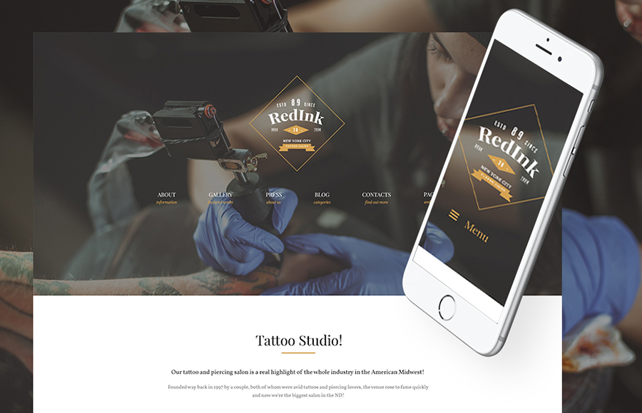 Tattoo WP Theme 