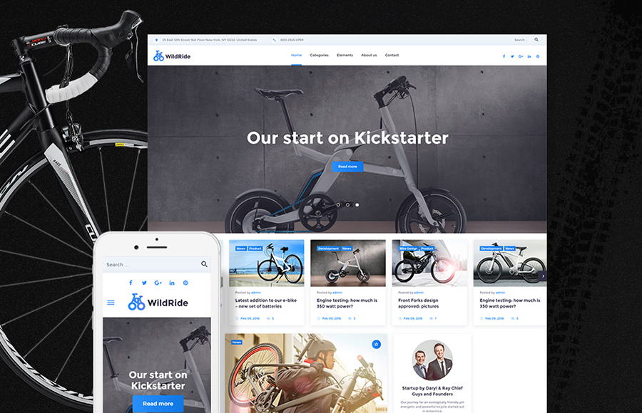 WildRide Responsive WordPress Theme 