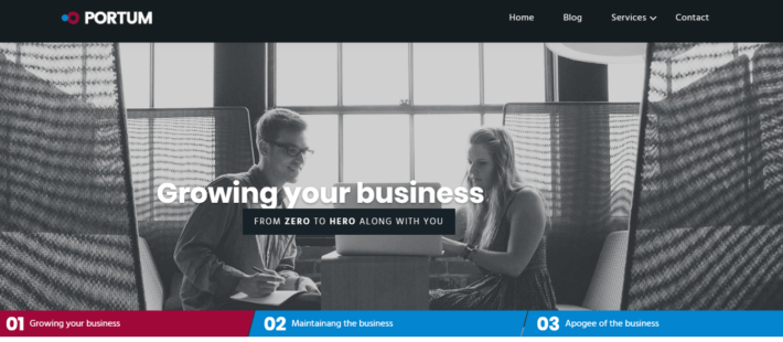 business website theme