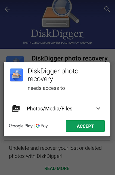 Diskdigger photo recovery