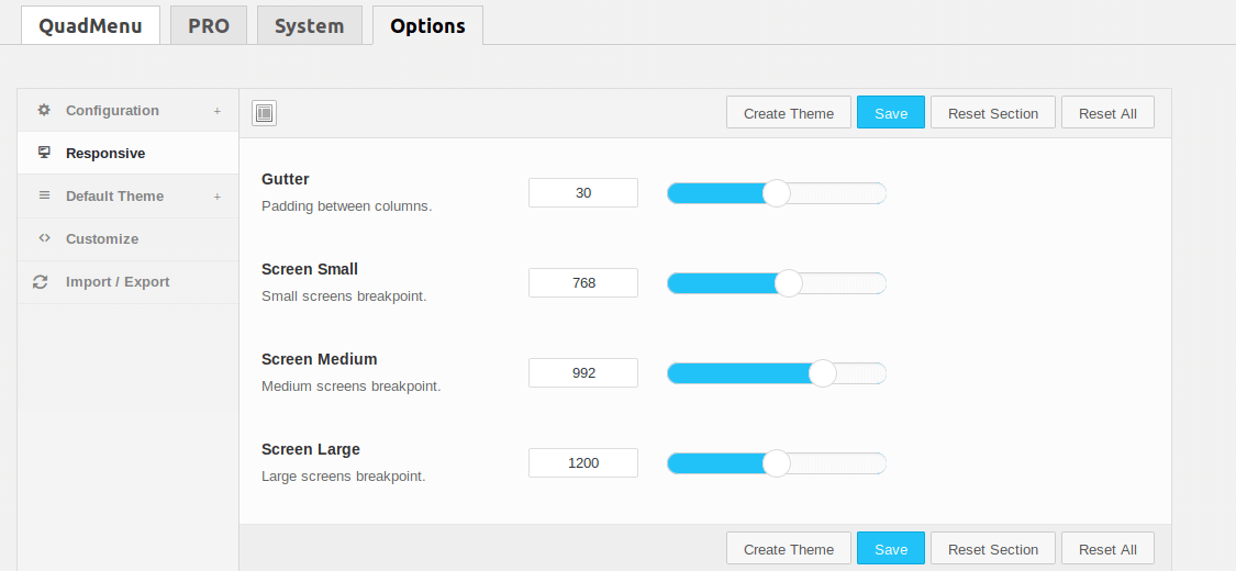 Create Custom Menu with QuadMenu - 3