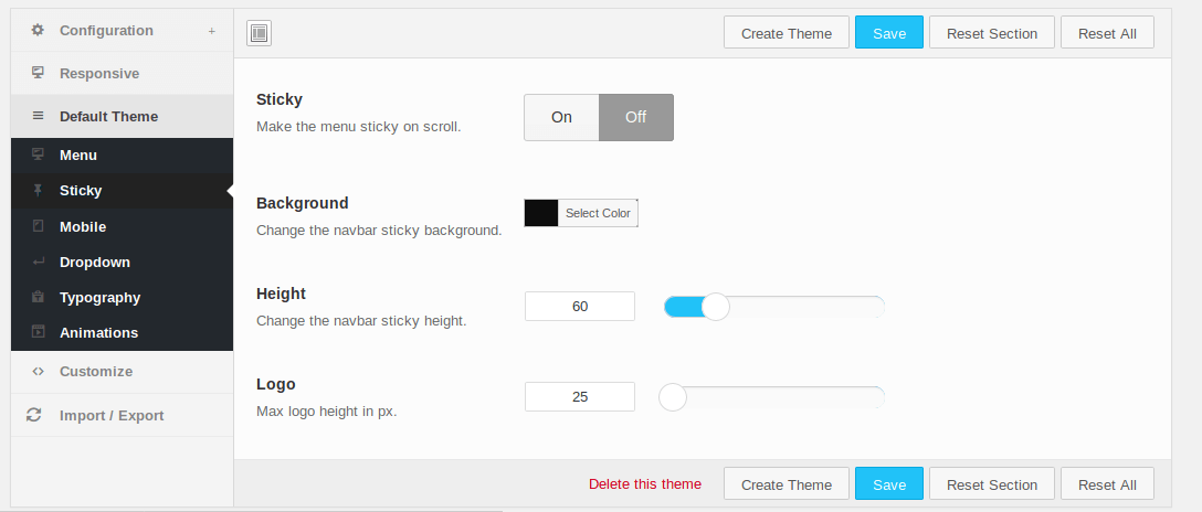 Create Custom Menu with QuadMenu - 4