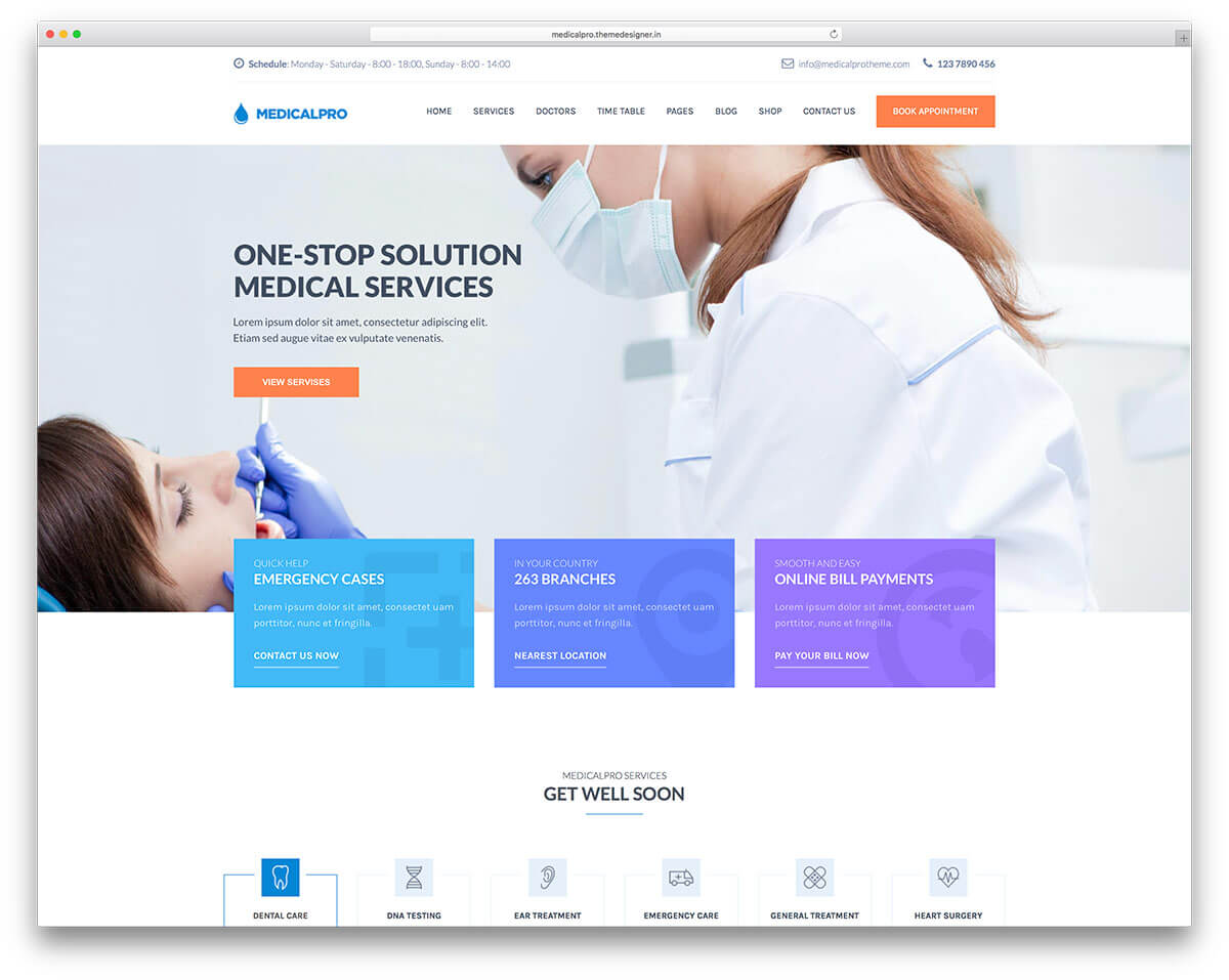 medicalpro-dentist-wordpress-website-template