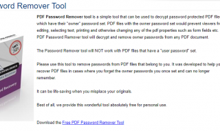 pdf password remove