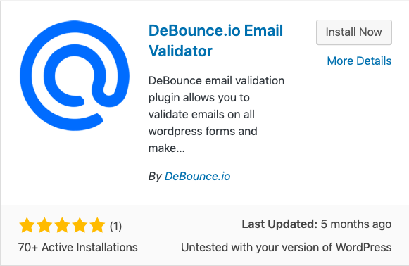debounce email