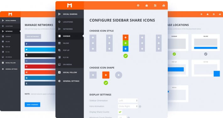 WordPress Monarch Dashboard