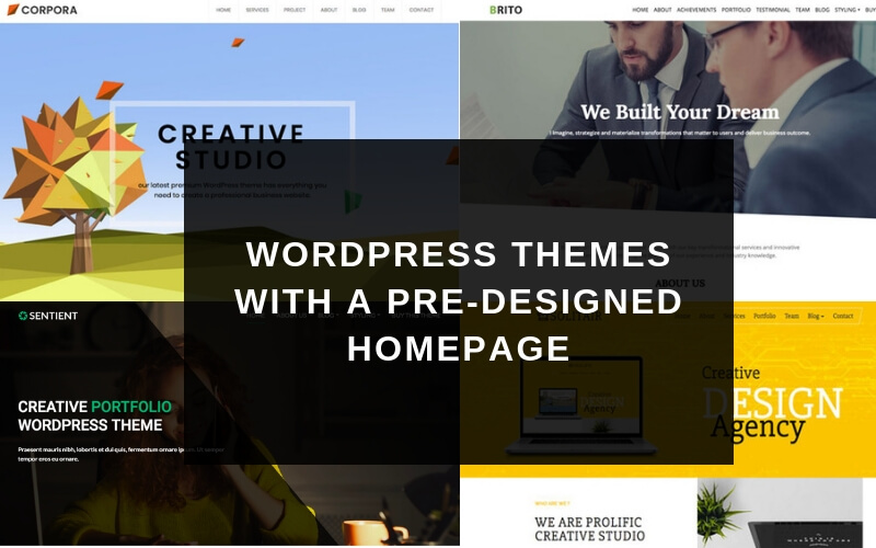 7 WordPress Themes with a Predesigned Homepage | DealFuel