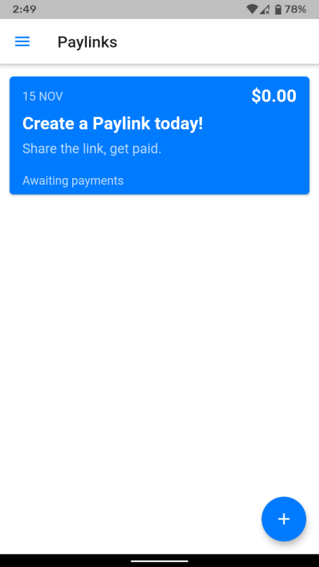 Paylinks Dashboard