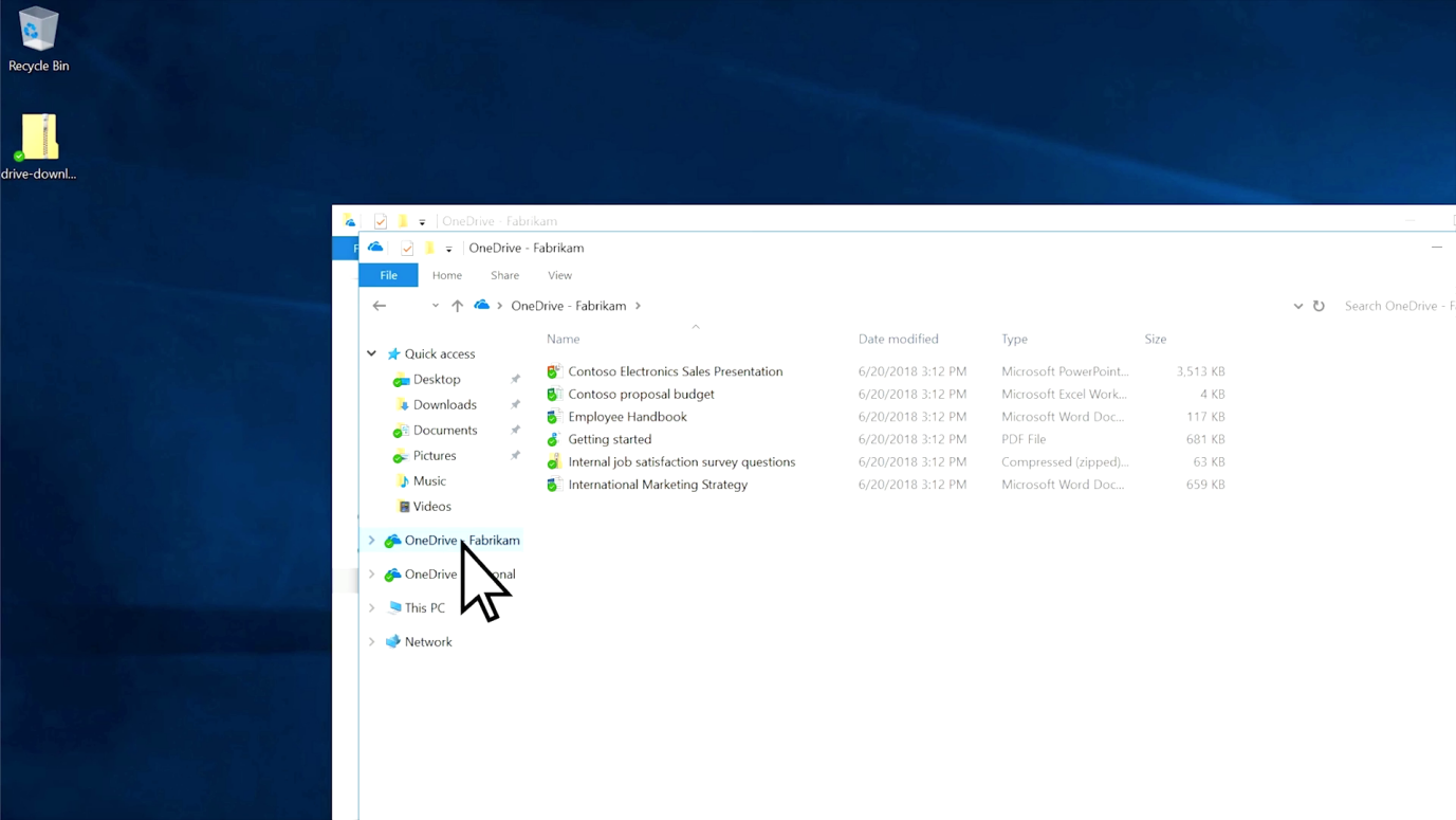 Copy Google Drive to OneDrive in Windows 10 - 8