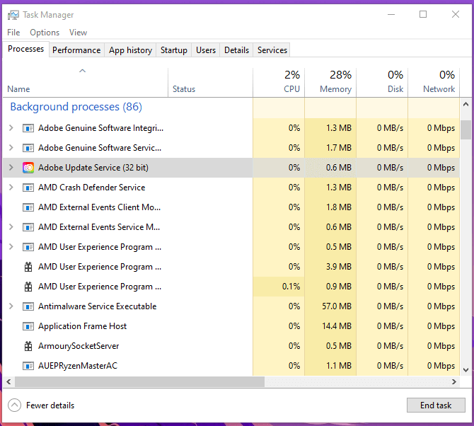 Close Programs using Task Manager