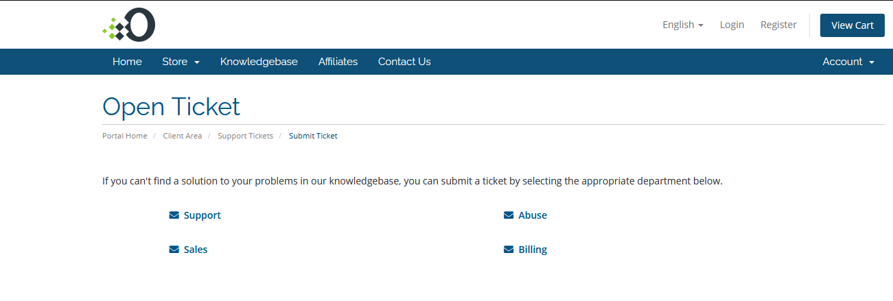 OperaVPS Ticket System