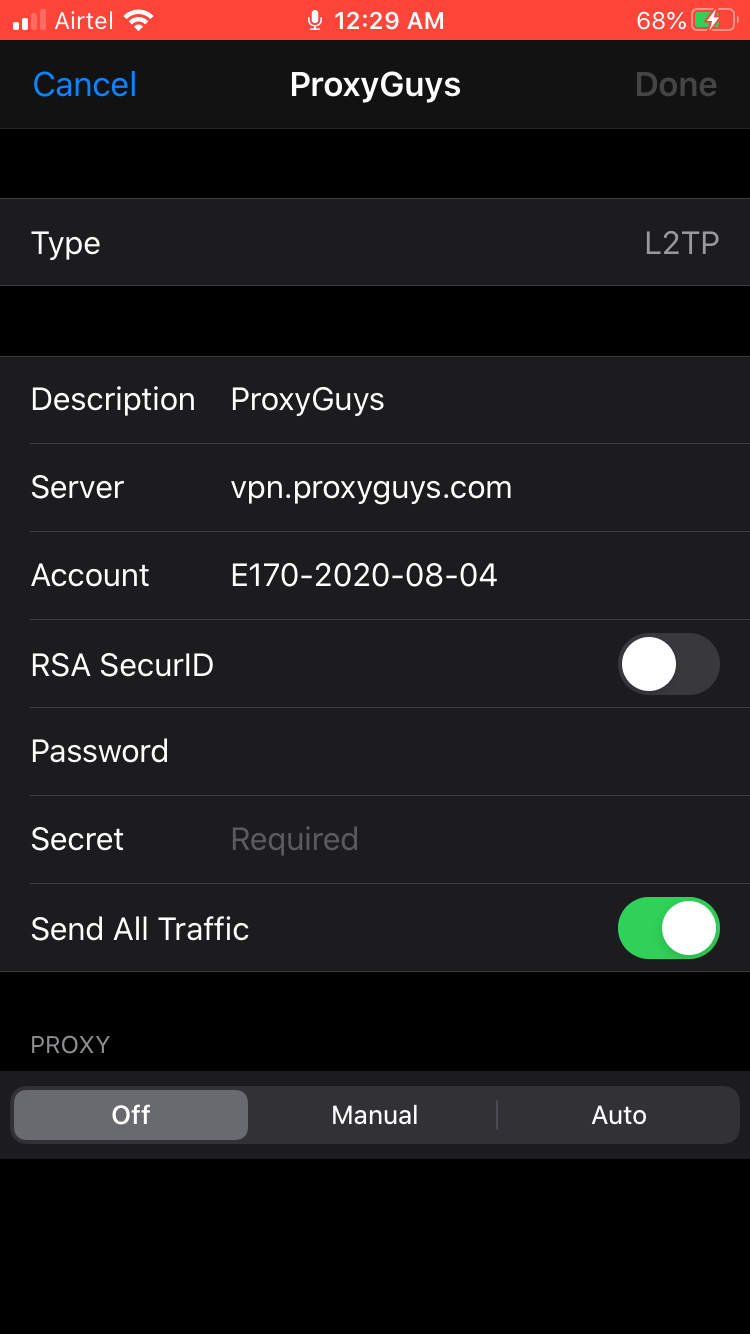 Setup ProxyGuys VPN or Proxy - 10