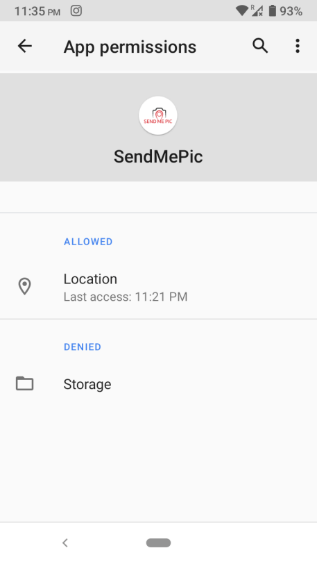 Active Location Services on Android Device