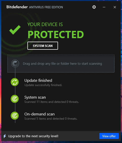 Bitdefender Free Antivirus