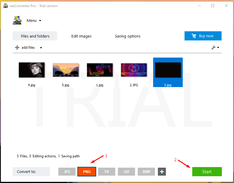 Convert Images using reaConverter  - 3