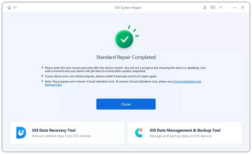 Fix iOS System with Reiboot (7)