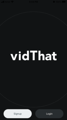 Create a free account with vidThat