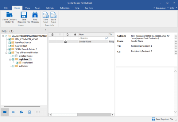 Stellar Repair for Outlook (7)