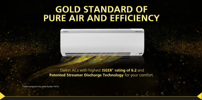 Daikin AC With Highest ISEER 6.2 FTKF35