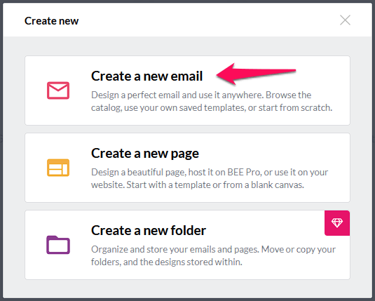 Create an Email Template with BeeFree (3)