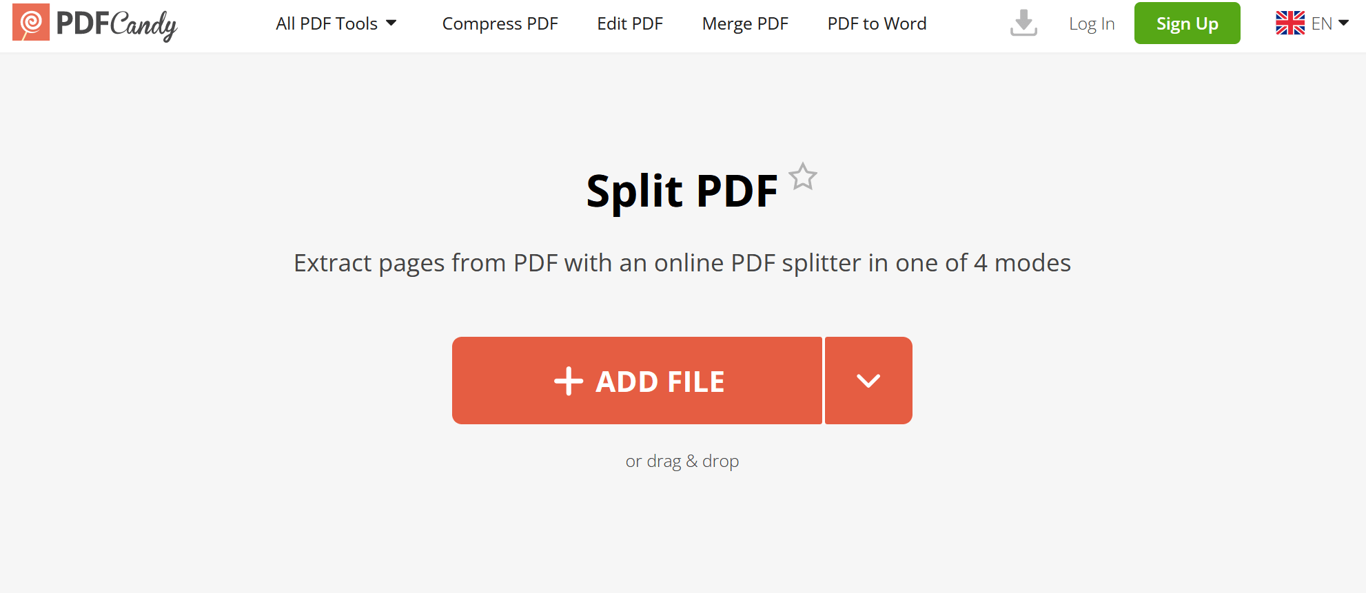 PDF Candy Offiical Website