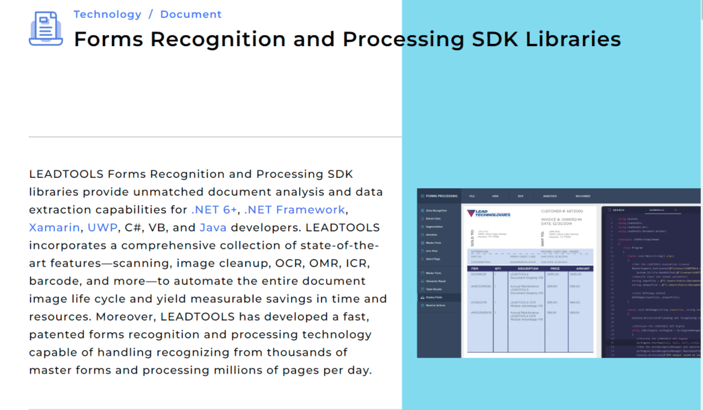 Top 5 Forms Recognition SDKs For Easily Extracting Data From Documents