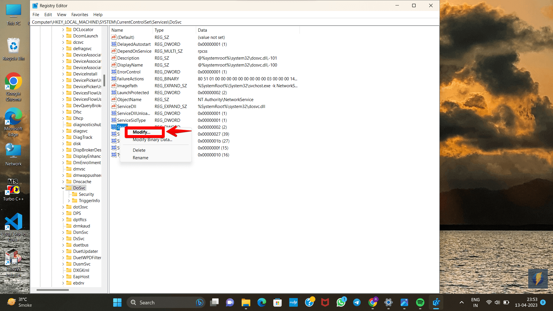 Disable OR Turn OFF Delivery Optimization DoSVC on Windows 11