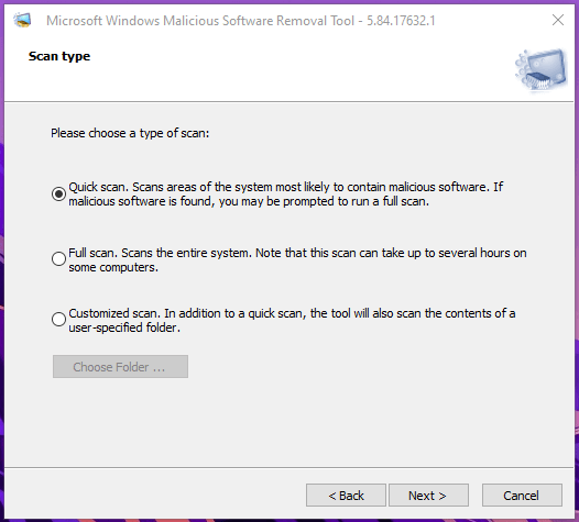 How to use Windows malicious software removal tool - 3