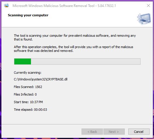 How to use Windows malicious software removal tool - 4