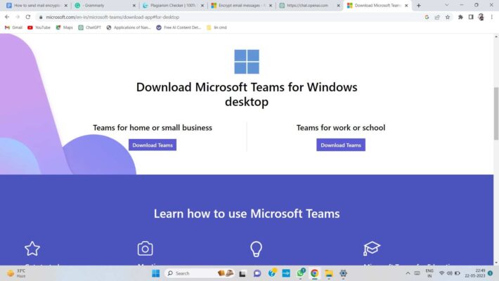 Microsoft Teams Offline Installer Windows 11,10 64-bit