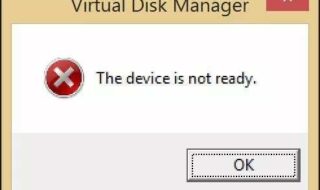 Fix the Device Is Not Ready Error in Windows