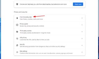 How to fix ‘err_network_changed’ issue – 9 ways to fix it Clear Browsing Data (3)