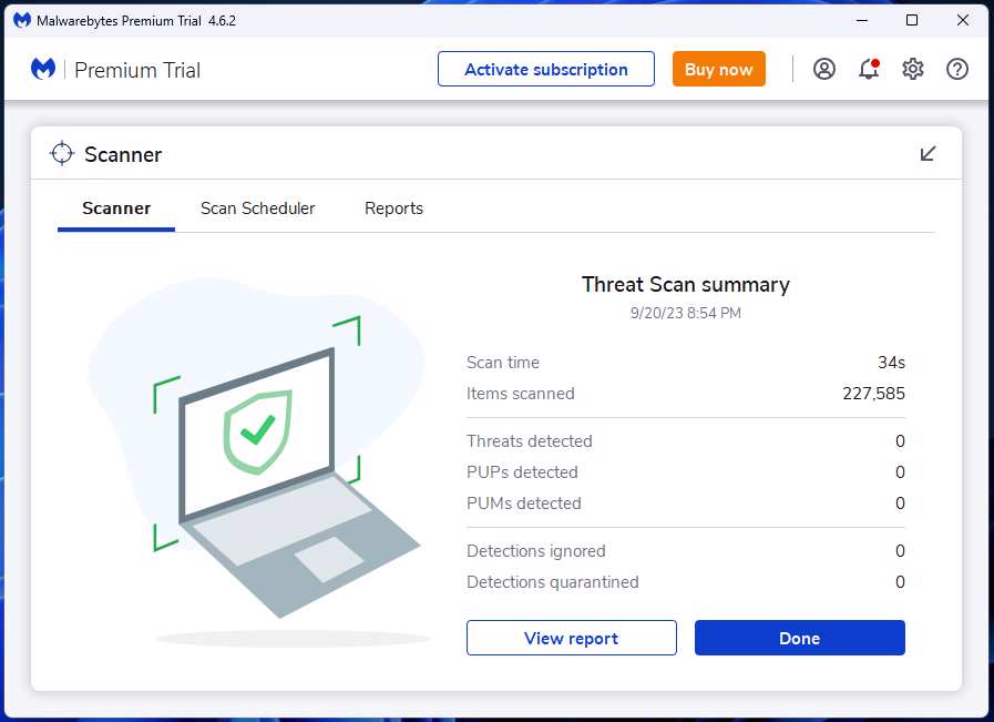 Malware and Virus Removal Tool