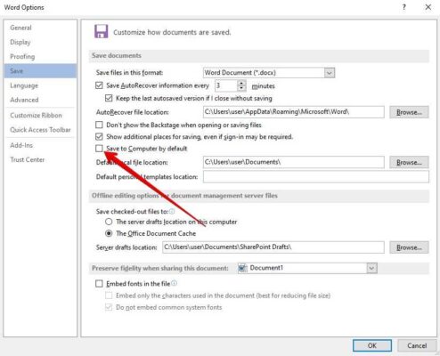 How To Easily Change Office 365 Default Save Location