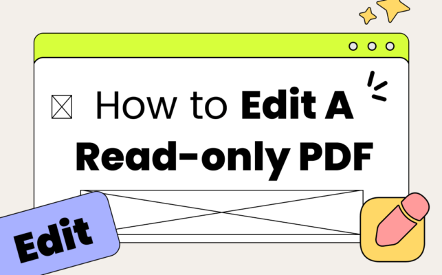 2023 Newest] How to Edit a Read-Only PDF on Windows, Mac, and Online