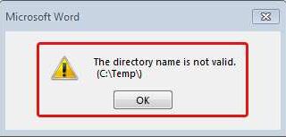 Fix 'The Directory Name is Invalid' Error in Windows 10