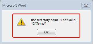 Fix 'The Directory Name is Invalid' Error in Windows 10