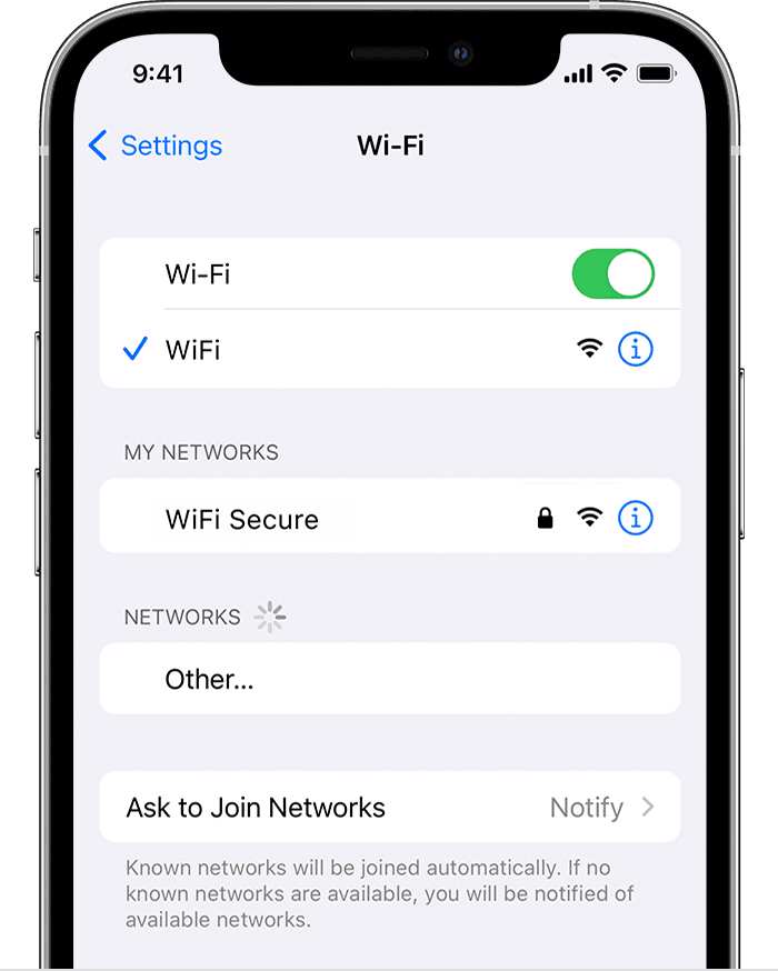 Connect to Wi-Fi - Apple Support